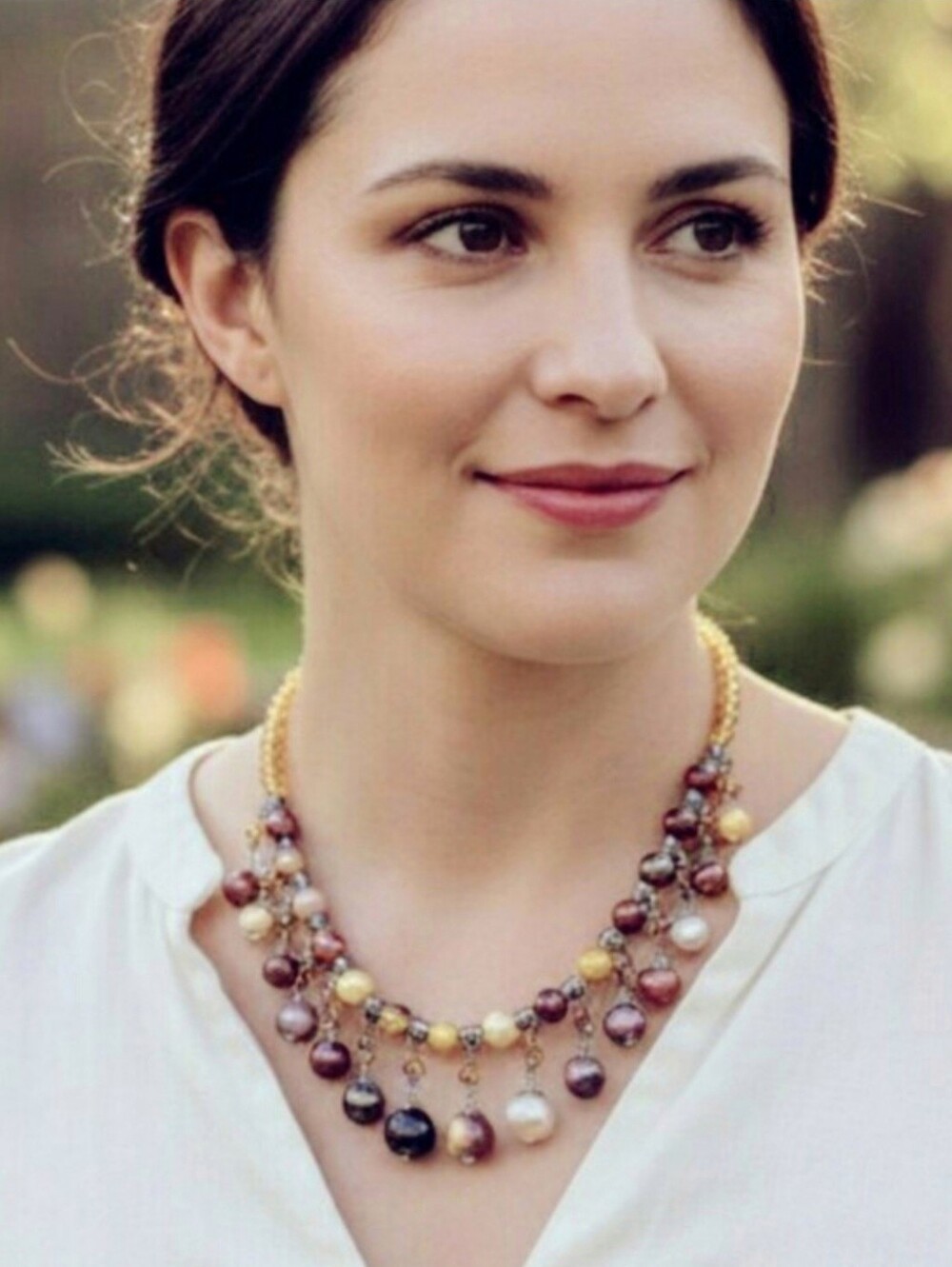 Beautiful Multi Color Stone & Beaded Statement Necklace